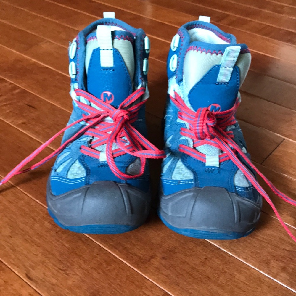 Merrill Kid blue boots size 13